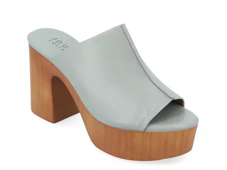 Сандалии Lorenza на платформе Journee Collection, синий