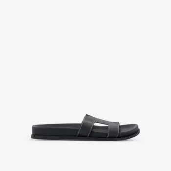 Сандалии Loupa с контрастной строчкой Dune, черный