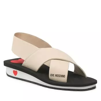 Сандалии LOVE MOSCHINO, бежевый