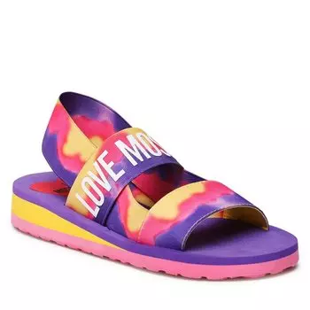 Сандалии LOVE MOSCHINO, цветной/фиолетовый