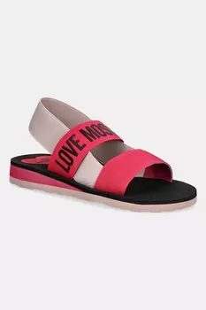 Сандалии Love Moschino, розовый