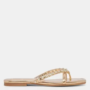 Сандалии Lucca Pearl с черным жемчугом Dolce Vita, цвет Gold Pearls