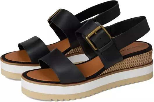 Сандалии Lucky Brand Turoma Platform Wedge Sandals, черный