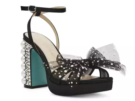 Сандалии Lulu Platform Sandal Betsey Johnson, черный