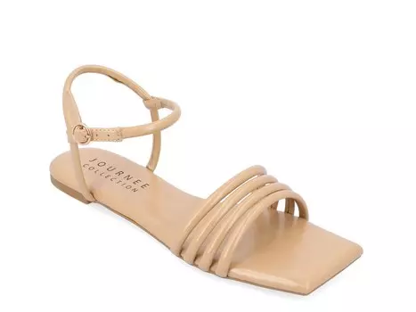 Сандалии Lyddia из коллекции Journee Journee Collection, темно-коричневый