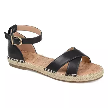 Сандалии Lyddia с ремешком на щиколотке Journee, черный