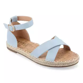 Сандалии Lyddia с широким ремешком на щиколотке Journee, синий