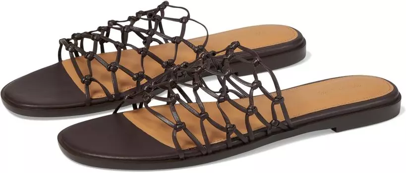 Сандалии Madewell Taryn Knotted Slide, цвет Chocolate Raisin