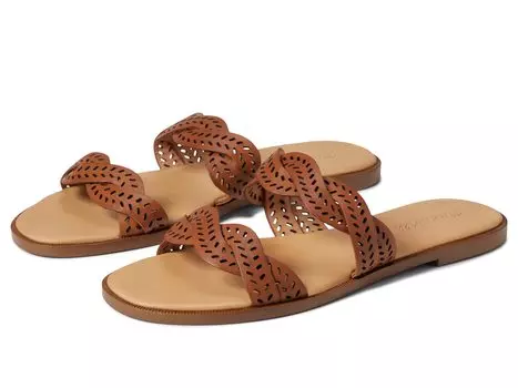 Сандалии Madewell, The Cora Slide Sandal in Perforated Leather
