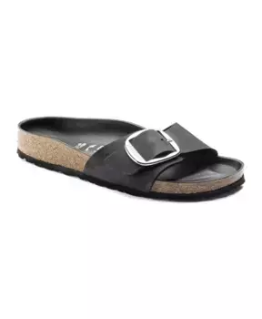 Сандалии Мадрид с большой пряжкой Birkenstock, черный