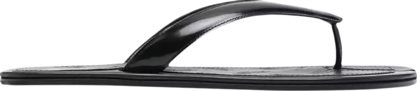 Сандалии Maison Margiela Tabi Flip Flops Black, черный