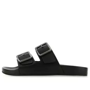 Сандалии mallorca black slippers Balenciaga, черный