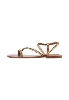 Сандалии Mango Kids, золотой