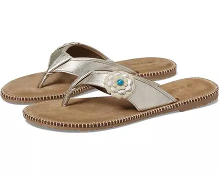Сандалии Manitobah Mukluks Wasaga Flip-Flop, цвет Metallic/Metallique