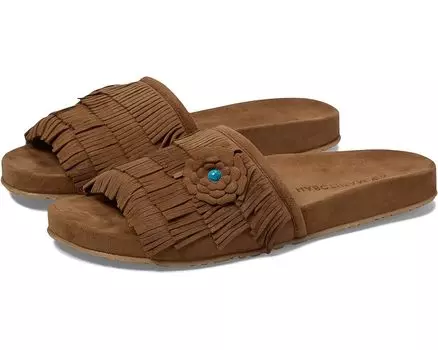 Сандалии Manitobah Mukluks Wasaga Fringed Slide, цвет Oak/Chene