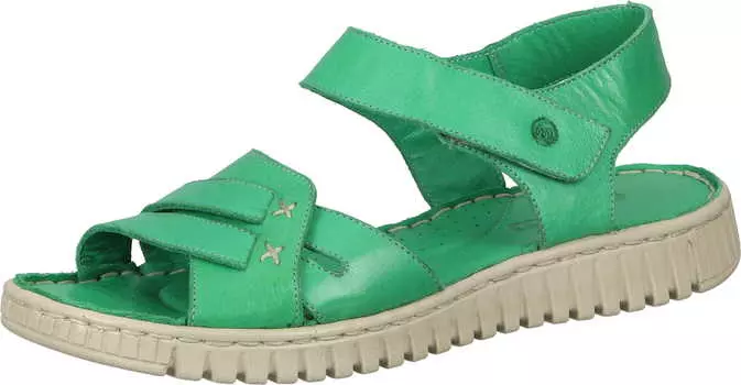 Сандалии manitu Klassische Sandaletten, зеленый