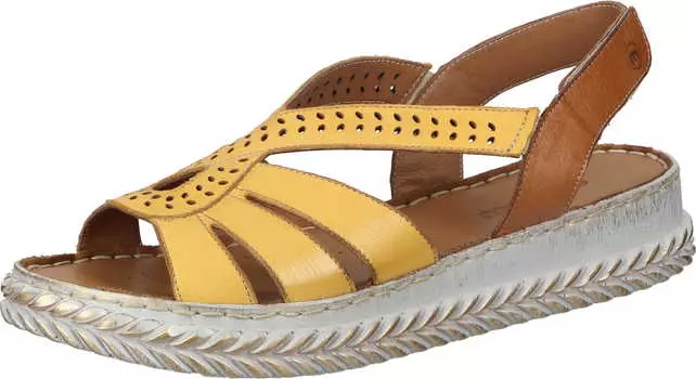 Сандалии manitu Klassische Sandaletten, желтый
