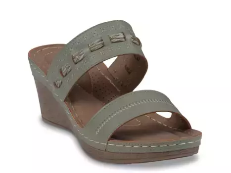 Сандалии Mariah Wedge Sandal Good Choice, темно-зеленый