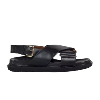 Сандалии Marni Wmns Fussbett Criscross Sandals Black, черный