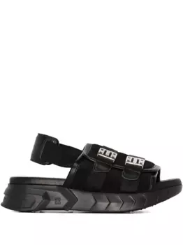 Сандалии Marshmallow 4G с ремешком на пятке Givenchy, черный