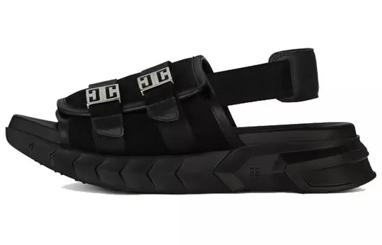 Сандалии Marshmallow из черной замши Givenchy