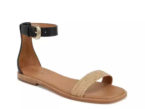 Сандалии Martina Raffia Sandal Vince, черный
