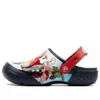 Сандалии marvel x classic clog 'avengers patch' Crocs, синий