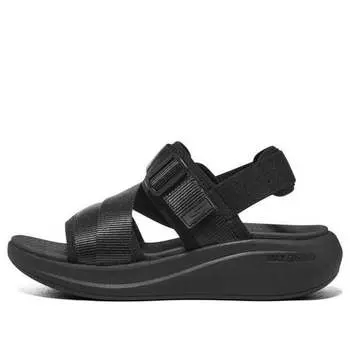 Сандалии max cushioning essential sandal 'black' Skechers, черный