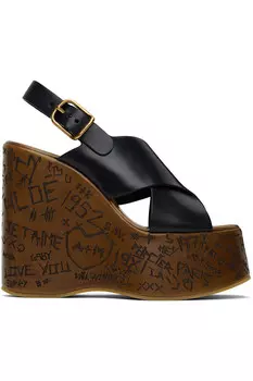 Сандалии Maxime на платформе Chlo, черный