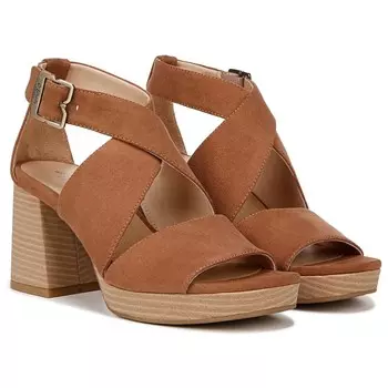 Сандалии Maya на блочном каблуке Dr. Scholl'S, коричневый