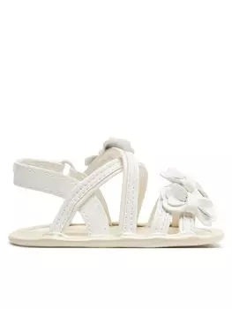 Сандалии детские Mayoral с бантиками, белый