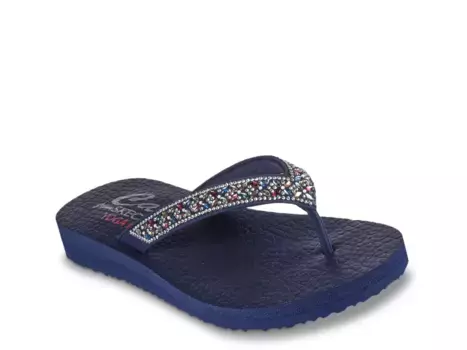 Сандалии Meditation Made You Blush Sandal Skechers, темно-синий