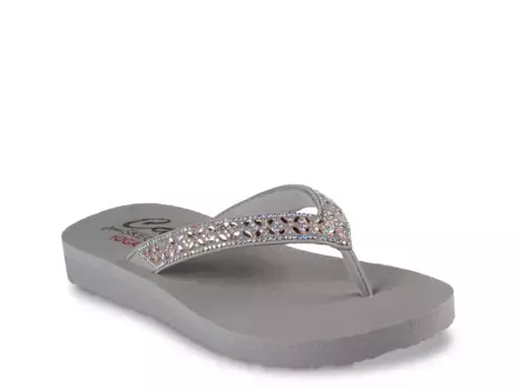 Сандалии Meditation Made You Blush Sandal Skechers, серо-коричневый