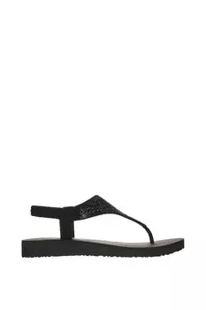 Сандалии Meditation с ремешком на спине, черные Debenhams, черный