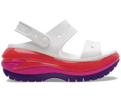 Сандалии Mega Crush Crocs мужские, цвет White / Multi