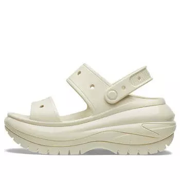 Сандалии mega crush sandal 'bone' Crocs, белый