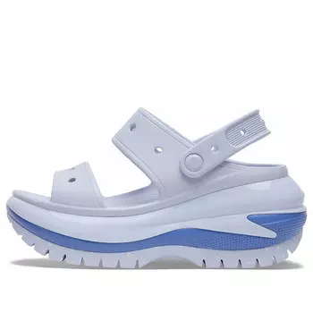 Сандалии mega crush sandals 'light blue' Crocs, синий