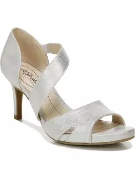 Сандалии Mega Womens Comfort Insole Slip On Heel LifeStride, цвет silver metallic