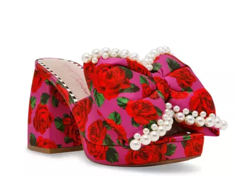 Сандалии Mely Platform Sandal Betsey Johnson, фуксия