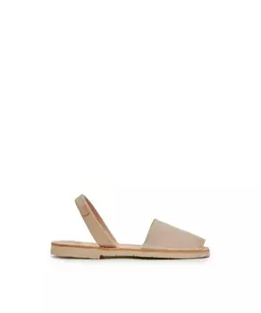 Сандалии Menorcan для девочек на подошве цвета слоновой кости CASTELL MENORCA, цвет Natural