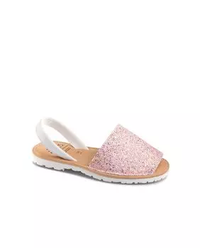 Сандалии Menorquina для девочек с розовым блеском Pablosky, розовый