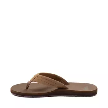 Сандалии Mens Quiksilver Carver Suede Core Sandal, цвет Tan