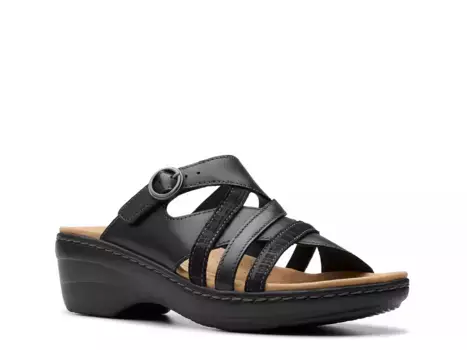 Сандалии Merliah Holly на платформе Clarks, Black