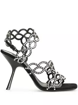 Сандалии Mermaid 100 мм Sr Sergio Rossi, черный