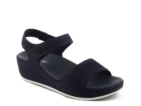 Сандалии Meshon Wedge Sandal Flexus By Spring Step, темно-синий