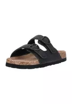 Сандалии Messina из высококачественных натуральных материалов Zigzag, черный