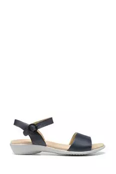 Сандалии металлик бренда Tropic с пряжкой на широкую ногу Hotter, синий