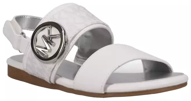 Сандалии MICHAEL KORS KIDS "SYDNEY KENZIE", летняя обувь, туфли на липучке, сандалии, в элегантном дизайне, серебристый