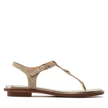 Сандалии MICHAEL KORS Mallory Thong 40S2MAFA1D Pale Gold, золото