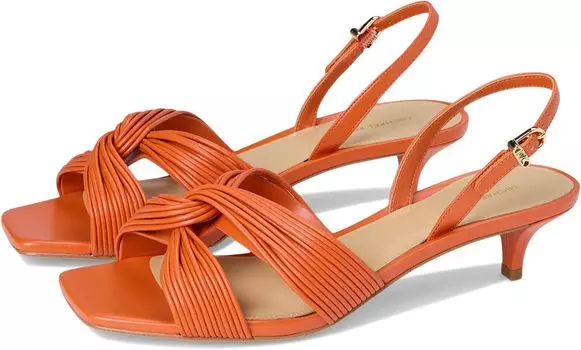 Сандалии MICHAEL Michael Kors Alessia Kitten Sandal, цвет Orange Punch